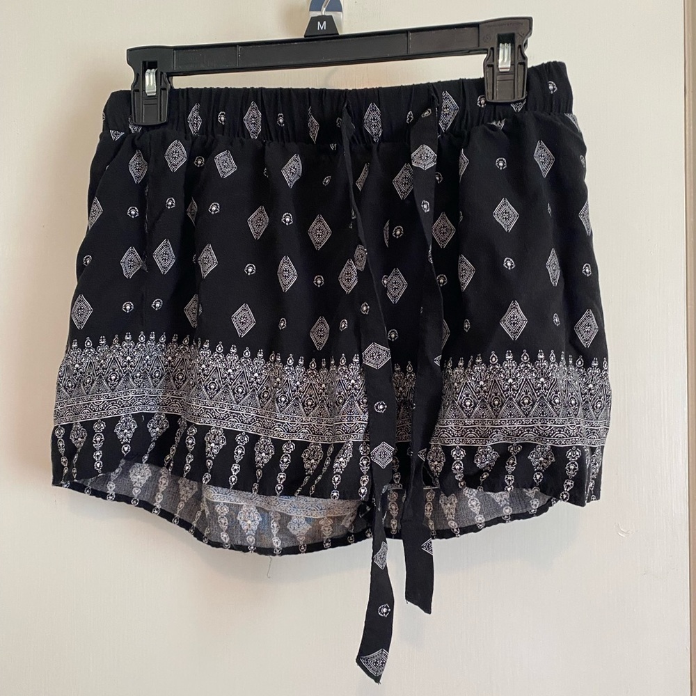 Pink Rose Bohemian Style Shorts